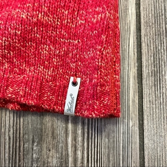 WOOLRICH large sweater Tanglewood quarter zip red new 3/4 pullover. - Picture 5 of 8